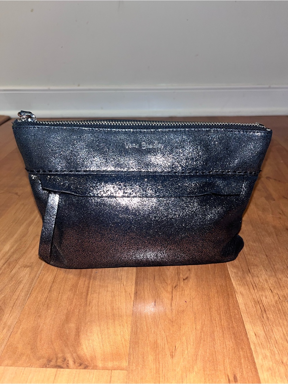 Vera Bradley Shimmery Black Metallic Mini Bag